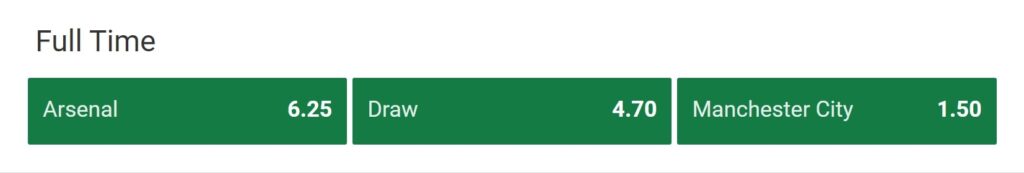 unibet arsenal v man city odds desktop