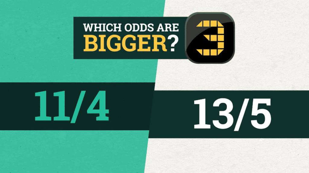 which fractional odds are bigger
