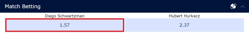 william hill match betting market for schwartzman v hurkacz desktop